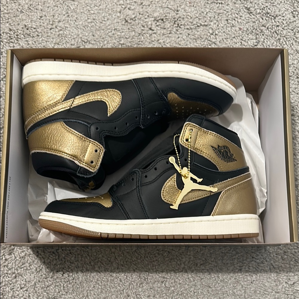 Air Jordan One Black Gold